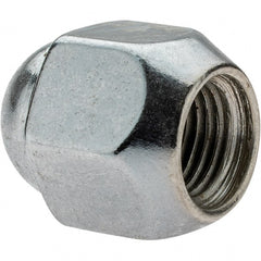 Value Collection - M12-1.25 Chrome Finish Wheel Nut - 19mm Hex, 25mm Overall Length, 60° Seat Angle - Exact Tooling