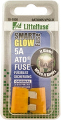 Value Collection - 5 Amp, Automotive Fuse - Tan, Littlefuse ATO005 - Exact Tooling