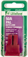 Value Collection - 50 Amp, Automotive Fuse - Red, Littlefuse PAL050 - Exact Tooling