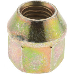 Value Collection - M12-1.5 Zinc Finish Wheel Nut - 19mm Hex, 23mm Overall Length, 60° Seat Angle - Exact Tooling