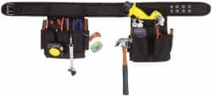 CLC - 29 to 46" Waist Apron - 20 Pocket, Black, Polyester - Exact Tooling