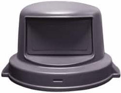 PRO-SOURCE - Dome Lid for Use with 55 Gal Trash Cans - Gray, Plastic, For Huskee Trash Cans - Exact Tooling