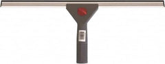 PRO-SOURCE - 18" Rubber Blade Window Washer/Squeegee - Blue, Plastic Holder - Exact Tooling