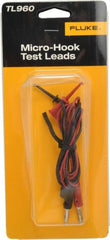 Fluke - Red/Black Electrical Test Equipment Leads Set - Use with All Models - Exact Tooling