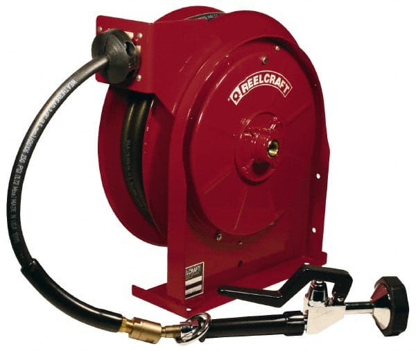 Reelcraft - 35' Spring Retractable Hose Reel - 250 psi, Hose Included - Exact Tooling