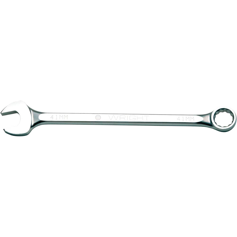 Wright Tool & Forge - Combination Wrenches; Type: Combination Wrench ; Tool Type: Metric ; Size (mm): 65 ; Number of Points: 12 ; Finish/Coating: Satin Finish ; Material: Alloy Steel - Exact Tooling