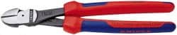 Knipex - 10" OAL, 0.181" Capacity, Diagonal Cutter - 1" Jaw Length x 11/16" Jaw Width, Round/Straight Head, Comfort Grip Handle - Exact Tooling