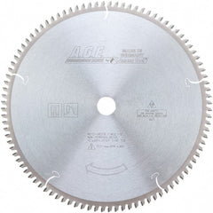 Amana Tool - 12" Diam, 1" Arbor Hole Diam, 96 Tooth Wet & Dry Cut Saw Blade - Carbide-Tipped, Clean Action, Standard Round Arbor - Exact Tooling