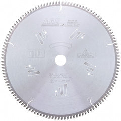 Amana Tool - 12" Diam, 1" Arbor Hole Diam, 120 Tooth Wet & Dry Cut Saw Blade - Carbide-Tipped, Clean Action, Standard Round Arbor - Exact Tooling