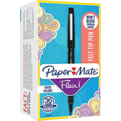 Paper Mate - Pens & Pencils Type: Porous Point Pen Color: Black - Exact Tooling