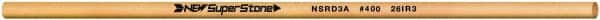 Value Collection - Round Ceramic Finishing Stick - 50mm Long x 3.175mm Wide x 3.2mm Thick, 400 Grit - Exact Tooling