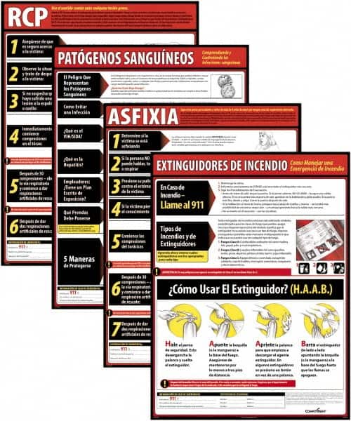 ComplyRight - Regulatory Compliance General Safety & Accident Prevention Training Kit - English, 18" Wide x 24" High - Exact Tooling