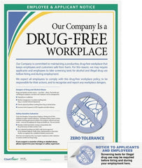 ComplyRight - Safety & Health General Safety & Accident Prevention Training Kit - English, 18" Wide x 24" High, Includes Poster & Notice to Applicants and Employees Stickers - Exact Tooling