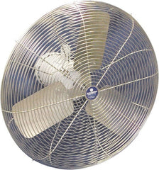 Schaefer Ventilation Equipment - 30" Blade, 1/2 hp, 10,030 CFM, Industrial Circulation Fan - Fan Head Only, 1 Speed - Exact Tooling