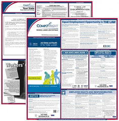 ComplyRight - Regulatory Compliance Labor Law Training Kit - English, 27" Wide x 39" High - Exact Tooling