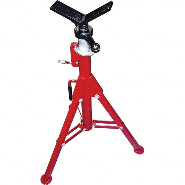 Rothenberger - Pipe Support Stands & Jacks Type: Hi-Jack With Standard Steel V-Head Minimum Pipe Diameter: 1/2 (Inch) - Exact Tooling