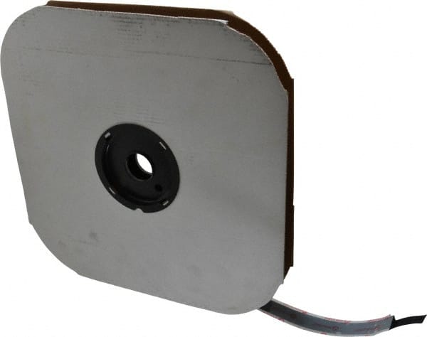 VELCRO Brand - 5/8" Wide x 25 Yd Long Adhesive Backed Loop Roll - Continuous Roll, Black - Exact Tooling