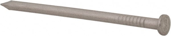 Made in USA - 8D, 10 Gauge, 2-1/2" OAL Common Nails - Smooth Shank, T304 Stainless Steel - Exact Tooling