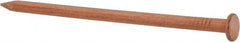 Made in USA - 16D, 8 Gauge, 3-1/2" OAL Common Nails - Smooth Shank, Copper - Exact Tooling