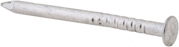 Made in USA - 2D, 15 Gauge, 1" OAL Common Nails - Smooth Shank, Aluminum - Exact Tooling