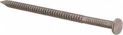 Made in USA - 16D, 8 Gauge, 3-1/2" OAL Common Nails - Ring Shank, 316 Stainless Steel - Exact Tooling