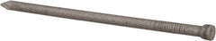 Made in USA - 8D, 12 Gauge, 2-1/2" OAL Finishing Nails - Smooth Shank, 18-8 Stainless Steel - Exact Tooling