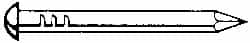 Value Collection - 6D, 12 Gauge, 2" OAL Siding Nails - Smooth Shank, Grade 2 Steel, Uncoated - Exact Tooling