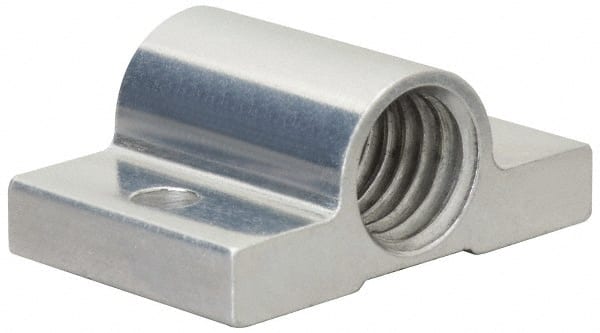 Vlier - 1/2-13, 1.5" OAL x 1" OAW x 0.63" OAH Tooling Flange - 0.203 Mount Hole Diam, 1.13" Btw Mount Hole Ctrs, 0.5" Btw Mount Hole & Edge, 0.31" Center Height - Exact Tooling