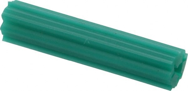 Value Collection - 1/4" Diam, 1/4" Drill, 1-1/4" OAL, Plug Concrete Anchor - Plastic - Exact Tooling