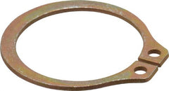 Rotor Clip - 0.882" Groove Diam, 15/16" Shaft Diam, Zinc Yellow Dichromate Steel, Snap External Retaining Rings - 0.046" Groove Width, 0.028" Groove Depth, 0.042" Ring Thickness, Grade 1060-1090 - Exact Tooling