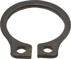 Rotor Clip - 0.29" Groove Diam, 5/16" Shaft Diam, Zinc-Plated Stainless Steel, Snap External Retaining Rings - 0.029" Groove Width, 0.011" Groove Depth, 0.025" Ring Thickness, Grade 15-7 Grade 632 - Exact Tooling
