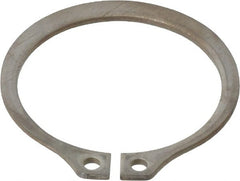 Rotor Clip - 1.118" Groove Diam, 1-3/16" Shaft Diam, Zinc-Plated Stainless Steel, Snap External Retaining Rings - 0.056" Groove Width, 0.035" Groove Depth, 0.05" Ring Thickness, Grade 15-7 Grade 632 - Exact Tooling