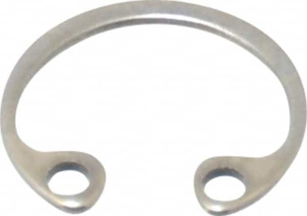 Rotor Clip - 0.015" Thick, Stainless Steel Snap Internal Retaining Ring - 0.02" Groove Width, 0.009" Groove Depth, 0.268" Groove Diam, Grade 15-7 Grade 632 - Exact Tooling