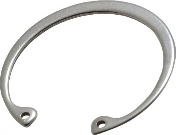 Rotor Clip - 0.062" Thick, Stainless Steel Snap Internal Retaining Ring - 0.068" Groove Width, 0.054" Groove Depth, 1.858" Groove Diam, Grade 15-7 Grade 632 - Exact Tooling