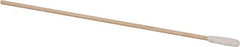 Puritan - Soldering Foam Swab - 6" Long, Wood/ Foam, 11/16" Tip, 6" Handle, 3/32" Handle Diam, Wood Handle - Exact Tooling