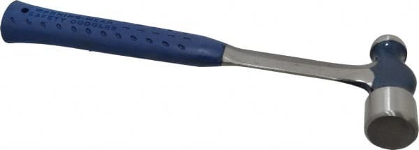 Estwing - 1-1/2 Lb Head Ball Pein Hammer - Steel Handle, 1-3/8" Face Diam, 13-1/2" OAL, Steel with Cushion Grip - Exact Tooling