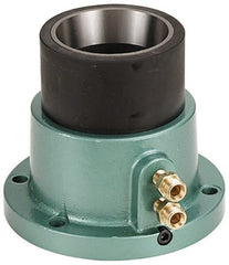 Eagle Rock - Series 5C Step, 2" Collet Capacity, Horizontal Standard Collet Holding Fixture - Air Activated, 5-1/2" Base Diam Width, 4-3/4" High - Exact Tooling
