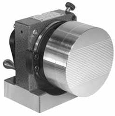 Harig - 4" Chuck Diam, Magnetic Chuck - Use with Grind-All No. 1 V-Block Grinding Fixtures - Exact Tooling