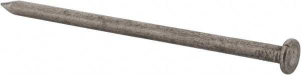 Value Collection - 20D, 6 Gauge, 4" OAL Common Nails - Ring Shank, Grade 2 Steel, Bright Finish - Exact Tooling
