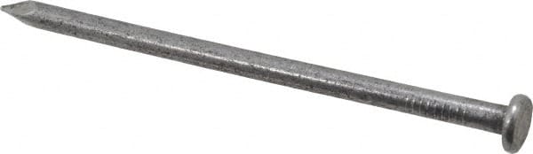 Value Collection - 10D, 9 Gauge, 3" OAL Common Nails - Ring Shank, Grade 2 Steel, Bright Finish - Exact Tooling