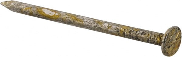 Value Collection - 4D, 14 Gauge, 1-1/2" OAL Sinker Nails - Smooth Shank, Grade 2 Steel, Cement Coated Finish - Exact Tooling