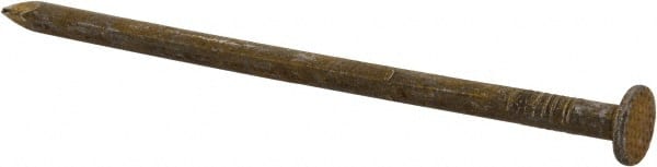 Value Collection - 16D, 9 Gauge, 3-1/2" OAL Sinker Nails - Smooth Shank, Grade 2 Steel, Cement Coated Finish - Exact Tooling