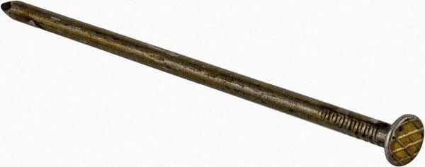Value Collection - 10D, 11 Gauge, 3" OAL Sinker Nails - Smooth Shank, Grade 2 Steel, Cement Coated Finish - Exact Tooling