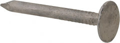 Value Collection - 11 Gauge, 1-1/4" OAL Roofing Nails - Ring Shank, Grade 2 Steel, Galvanized Finish - Exact Tooling