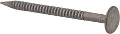 Value Collection - 13 Gauge, 1-1/2" OAL Underlayment Nails - Annular Thread Shank, Grade 2 Steel, Uncoated - Exact Tooling