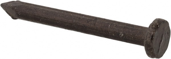 Value Collection - 9 Gauge, 1-1/2" OAL Masonry Nails - Fluted Shank, Grade 2 Steel, Uncoated - Exact Tooling