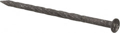 Value Collection - 12D, 10 Gauge, 3-1/4" OAL Decking Nails - Fluted Shank, Grade 2 Steel, Uncoated - Exact Tooling