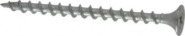 Value Collection - #6 Bugle Head, Phillips Steel Deck Screw - 2" OAL, Galvanized, Grade 2 - Exact Tooling