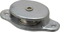 Value Collection - Single Side Side Mount Guidance Pulley - Sheave, 1-1/8 Inch Outside Diameter, Fibrous Rope, 1/4 Inch Diameter, 0.157 Inch to 0.168 Inch Mounting Hole Diameter Malleable Iron, Galvanized Finish - Exact Tooling
