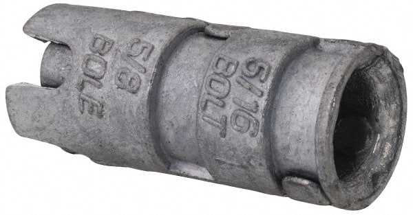 Value Collection - 5/16" Diam, 5/8" Drill, 1-1/2" OAL, Single Expansion Concrete Anchor - Alloy Steel - Exact Tooling